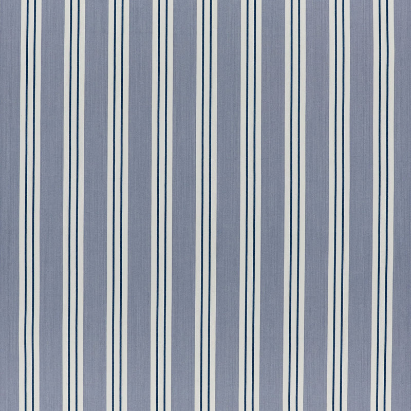 CCF0905-03 Foxdale Cornflower / Midnight Edgeworth II Fabric by Clarke & Clarke