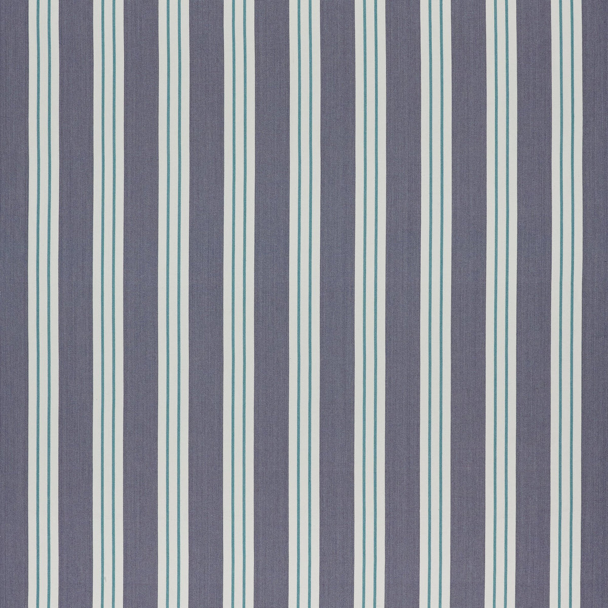 CCF0905-05 Foxdale Periwinkle / Aqua Edgeworth II Fabric by Clarke & Clarke