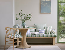 CCF0906-01 Marylebone Herby / Sky Edgeworth II Fabric by Clarke & Clarke