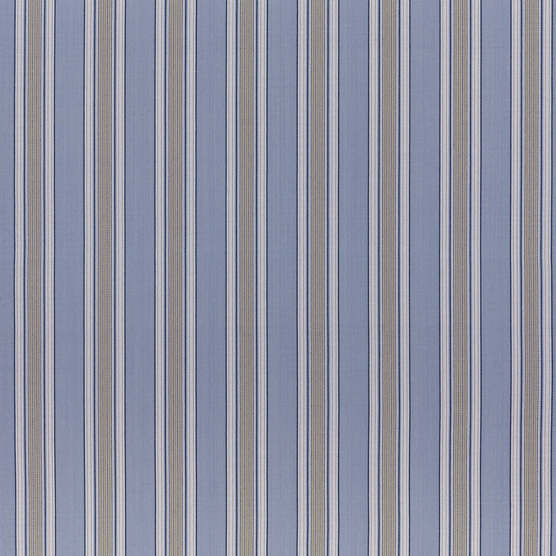 CCF0906-02 Marylebone Cornflower / Pebble Edgeworth II Fabric by Clarke & Clarke