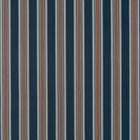 CCF0906-03 Marylebone Navy / Rust Edgeworth II Fabric by Clarke & Clarke