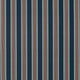 Marylebone Navy / Rust Edgeworth II Fabric by Clarke & Clarke