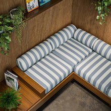 CCF0907-02 Portland Cornflower Edgeworth II Fabric by Clarke & Clarke