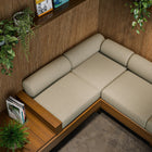 CCF0909-02 Spencer Pebble Edgeworth II Fabric by Clarke & Clarke