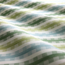 CCF0910-01 Willowbourne Sky / Herb / Lime Edgeworth II Fabric by Clarke & Clarke