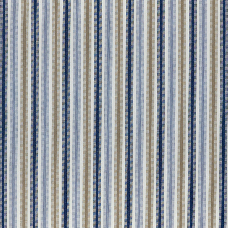 CCF0910-02 Willowbourne Flower / Midnight / Pebble Edgeworth II Fabric by Clarke & Clarke