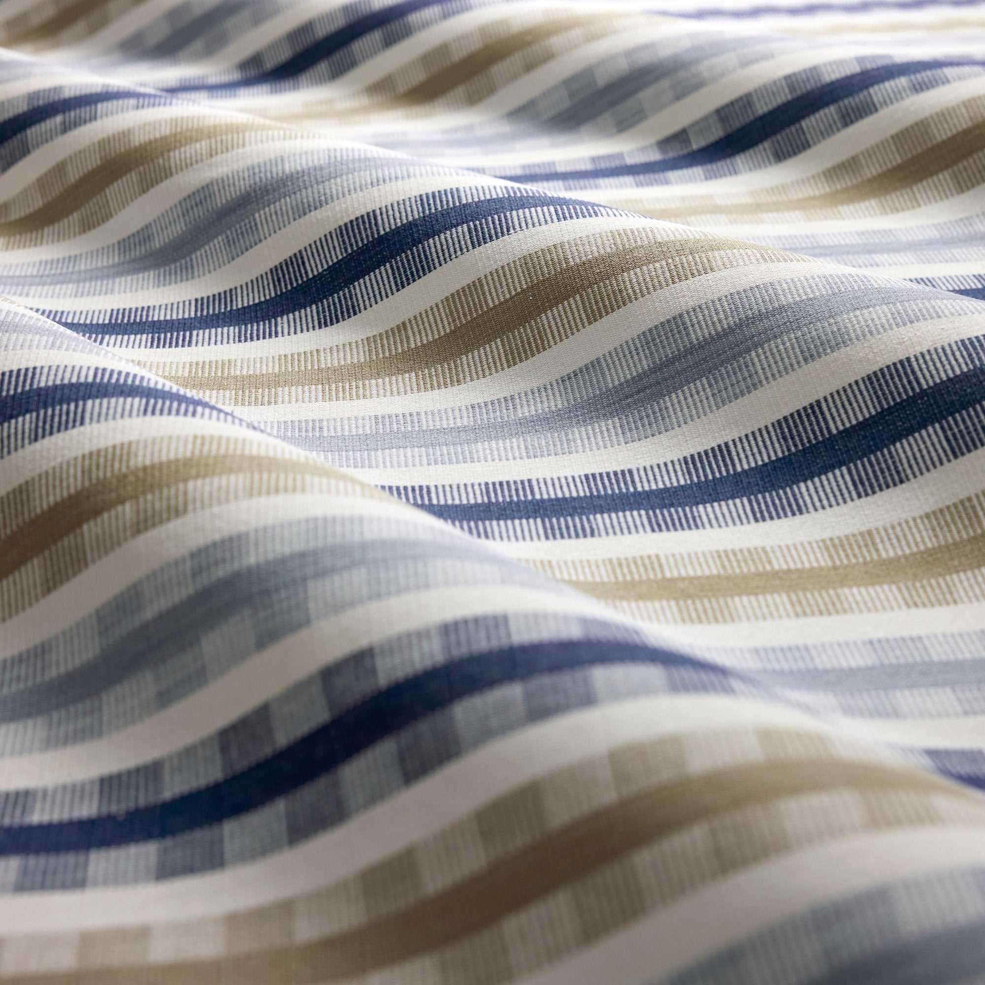 CCF0910-02 Willowbourne Flower / Midnight / Pebble Edgeworth II Fabric by Clarke & Clarke