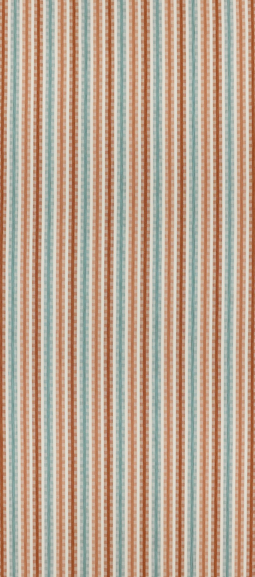 CCF0910-03 Willowbourne Spice / Sky Edgeworth II Fabric by Clarke & Clarke