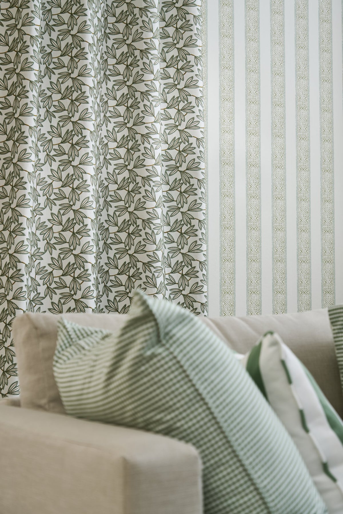 CCF0911-01 Windsor Herb Edgeworth II Fabric by Clarke & Clarke