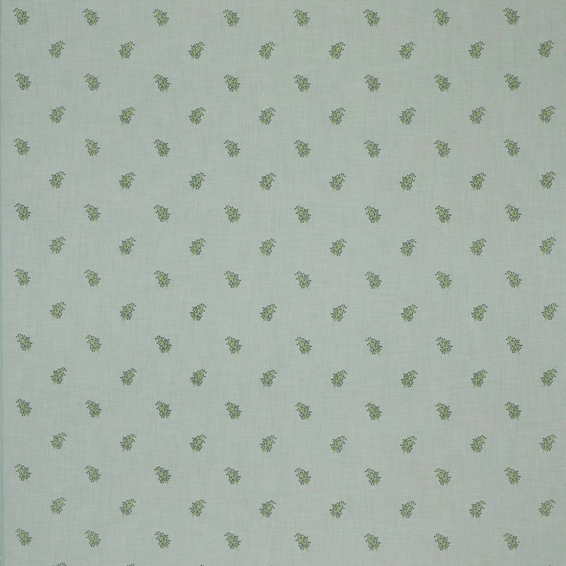 CCF0912-01 Mini Herbarium Seafoam Cassia Fabric by Clarke & Clarke