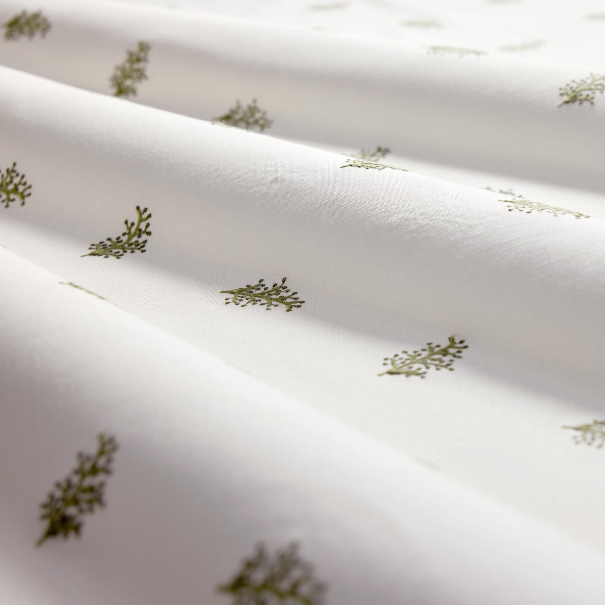 CCF0912-02 Mini Herbarium Sage Cassia Fabric by Clarke & Clarke