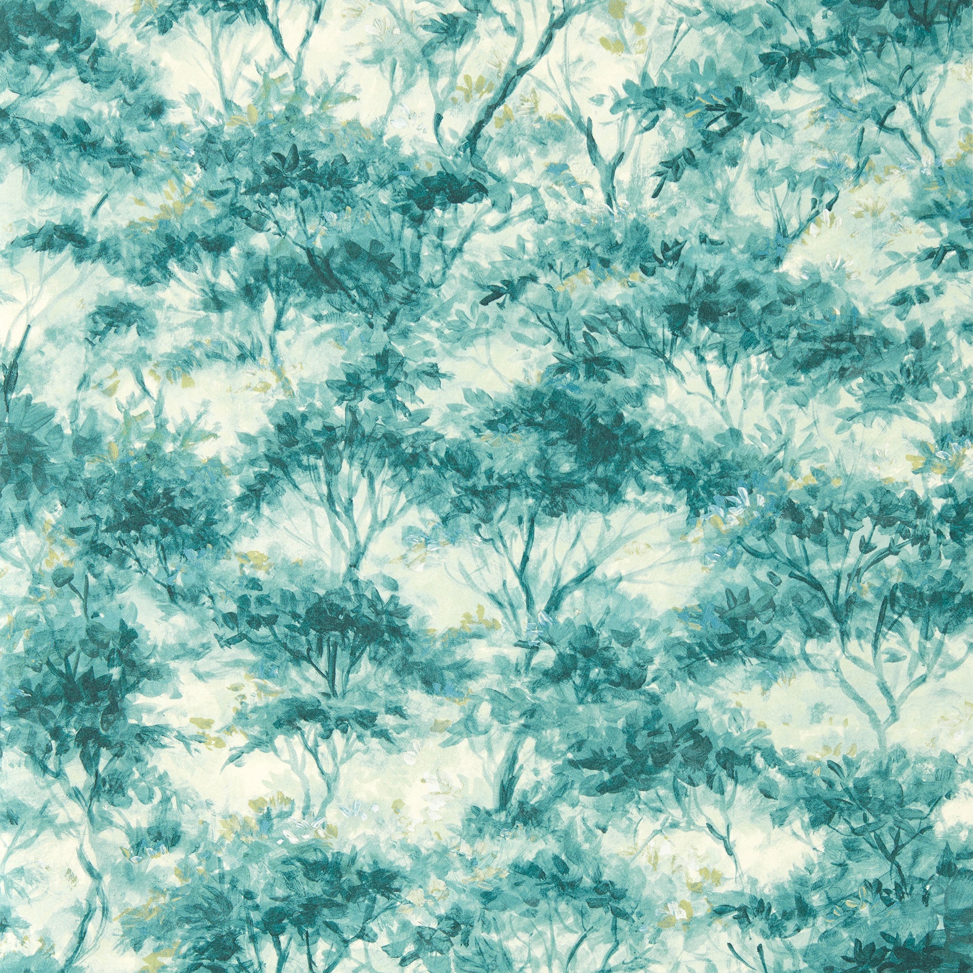 CCW0164-04 Boschetto Teal Wallpaper by Clarke & Clarke