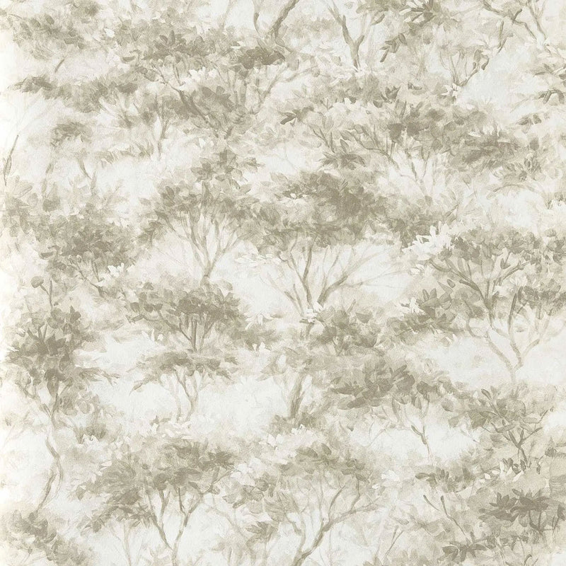 CCW0164-05 Boschetto Linen/Mocha Elements Wallpaper by Clarke & Clarke