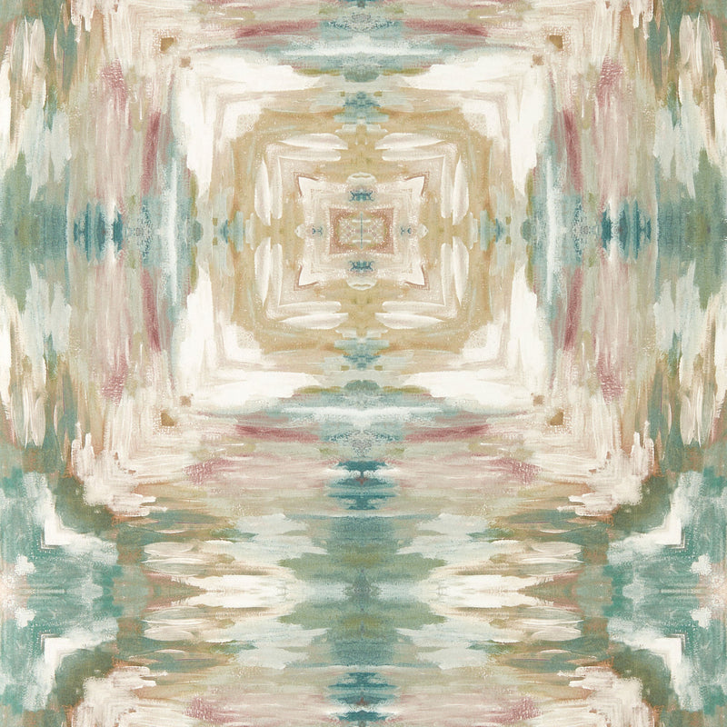 CCW0167-01 Kalia Mineral/Blush Wallpaper by Clarke & Clarke