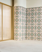 CCW0167-01 Kalia Mineral/Blush Wallpaper by Clarke & Clarke