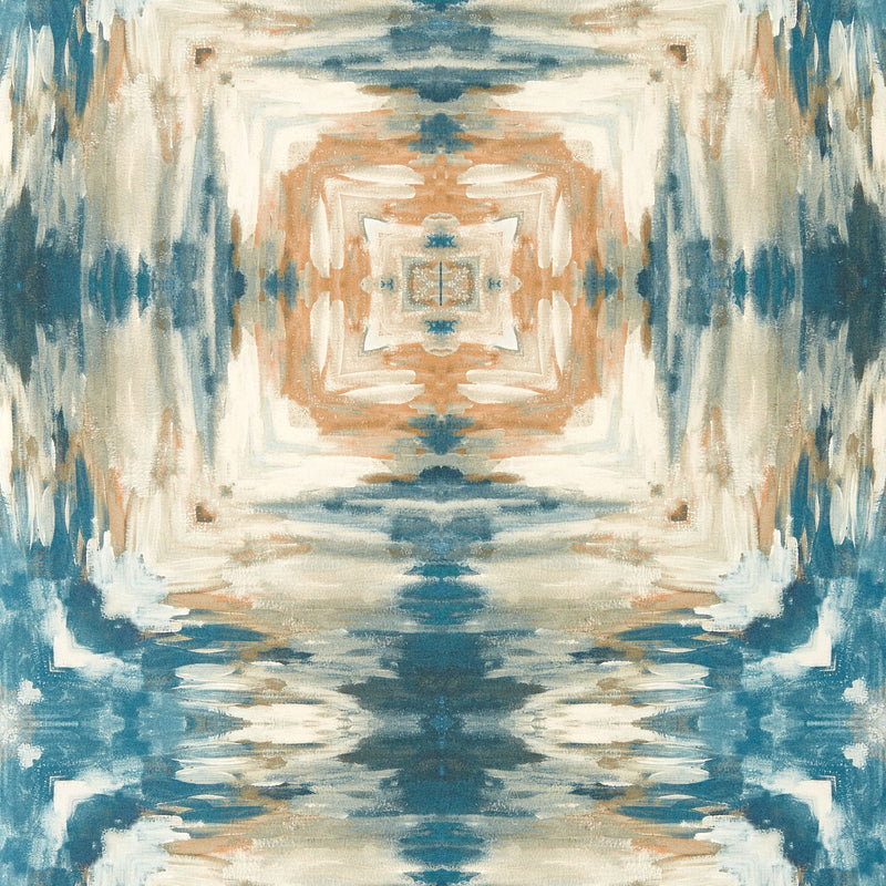 CCW0167-03 Kalia Midnight/Antique Wallpaper by Clarke & Clarke