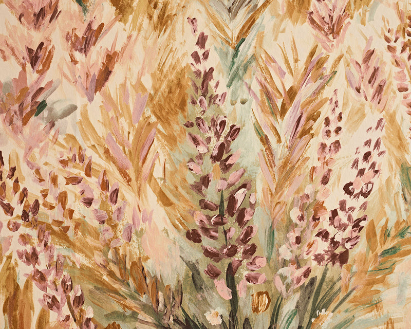 CCW0171-02 Wildbloom Mineral/Blush Wallpaper by Clarke & Clarke