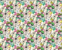 CEP50101W Floral Riot Chalk & Carbon Wallpaper by Ohpopsi