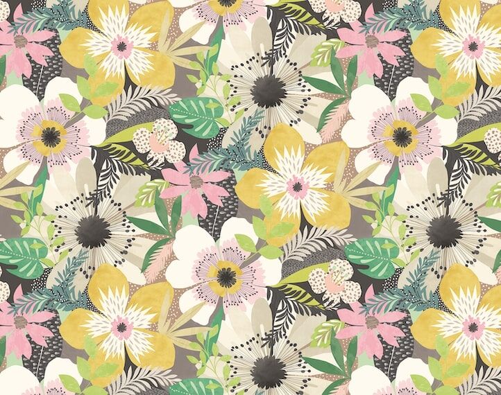 CEP50102W Floral Riot Safari Wallpaper by Ohpopsi