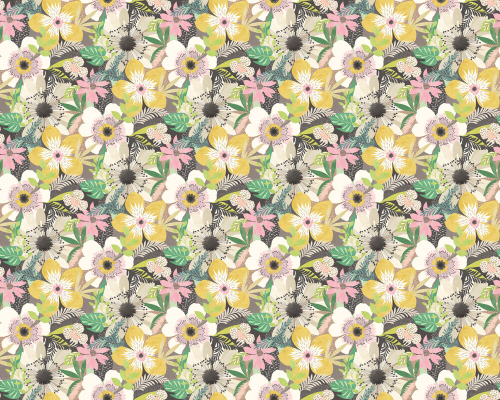 CEP50102W Floral Riot Safari Wallpaper by Ohpopsi