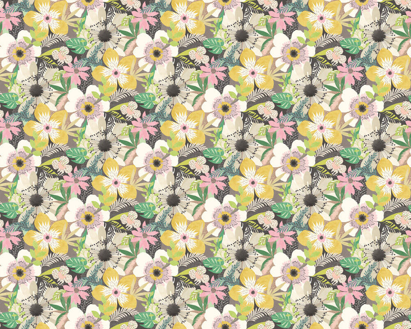 CEP50102W Floral Riot Safari Wallpaper by Ohpopsi