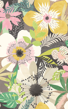 CEP50102W Floral Riot Safari Wallpaper by Ohpopsi