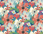 CEP50104W Floral Riot Indigo Wallpaper by Ohpopsi