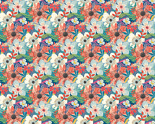 CEP50104W Floral Riot Indigo Wallpaper by Ohpopsi