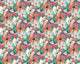 Floral Riot Indigo Concept Wallpaper by Ohpopsi