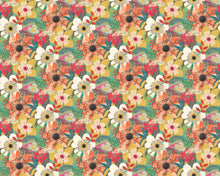 CEP50105W Floral Riot Olive Wallpaper by Ohpopsi