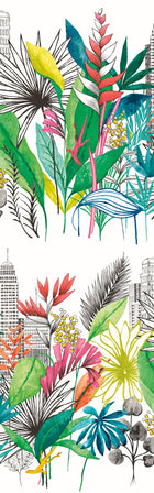 CEP50107W Urban Tropic Tropical Bright Wallpaper by Ohpopsi