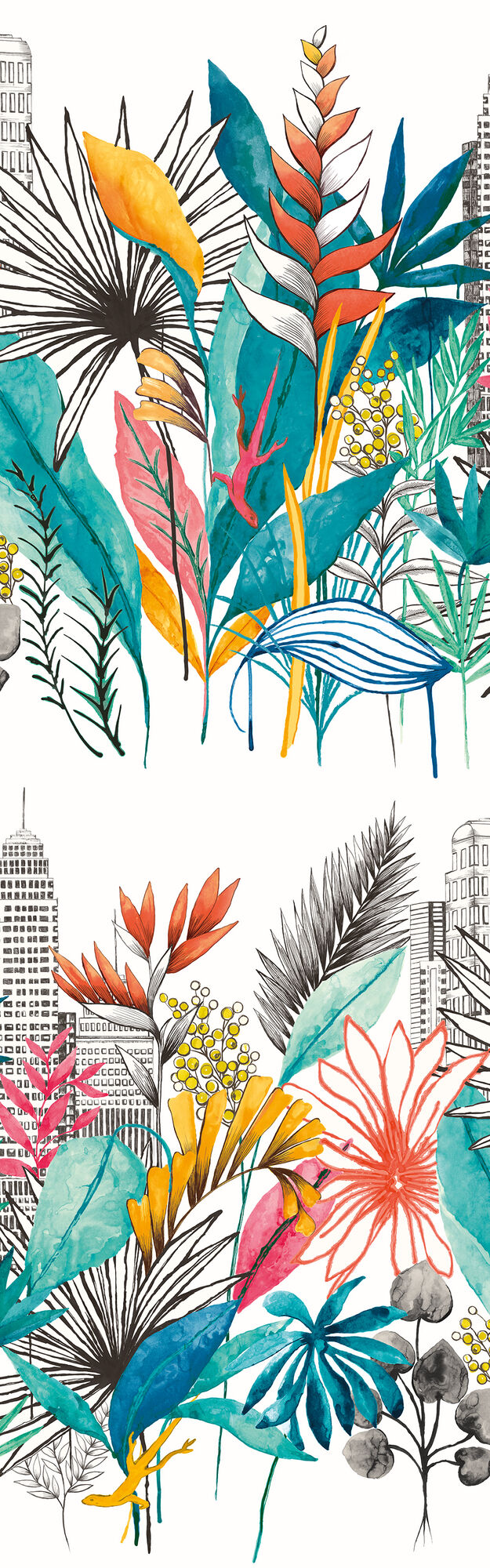 CEP50108W Urban Tropic Marina Wallpaper by Ohpopsi