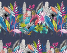 CEP50110W Urban Tropic Midnight Wallpaper by Ohpopsi