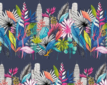 CEP50110W Urban Tropic Midnight Wallpaper by Ohpopsi