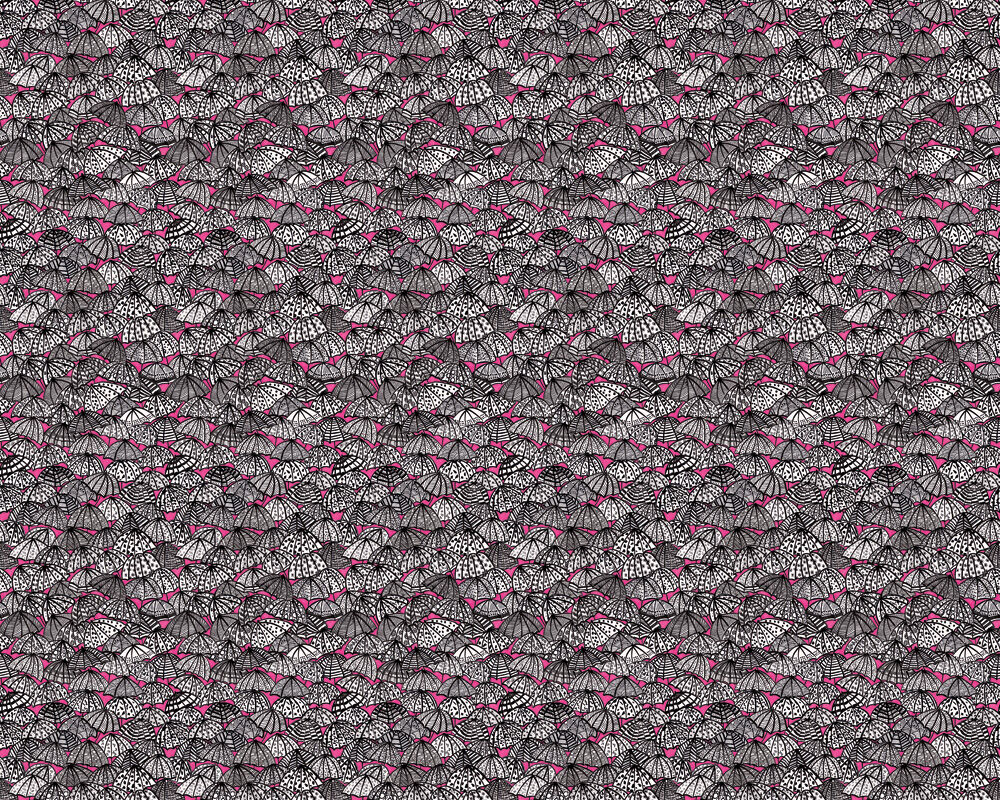 CEP50115W Jolly Brollies Pop Wallpaper by Ohpopsi