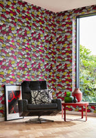 CEP50116W Jolly Brollies Cherry Wallpaper by Ohpopsi