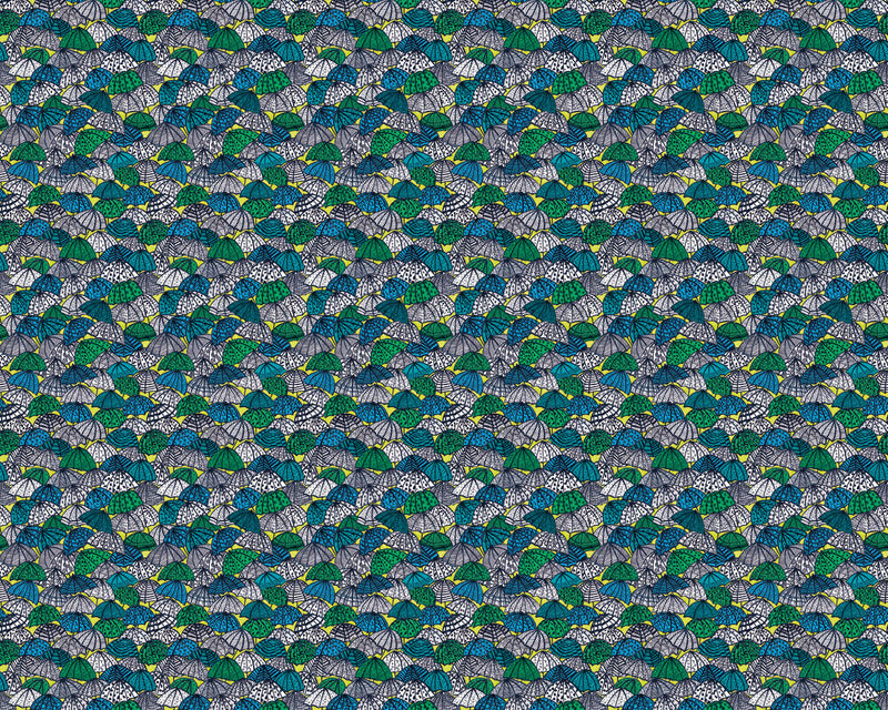 CEP50117W Jolly Brollies Inky Wallpaper by Ohpopsi