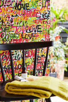 CEP50119W Love Scribble Multi Riot Wallpaper by Ohpopsi
