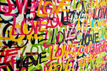 CEP50119W Love Scribble Multi Riot Wallpaper by Ohpopsi