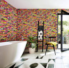 CEP50119W Love Scribble Multi Riot Wallpaper by Ohpopsi