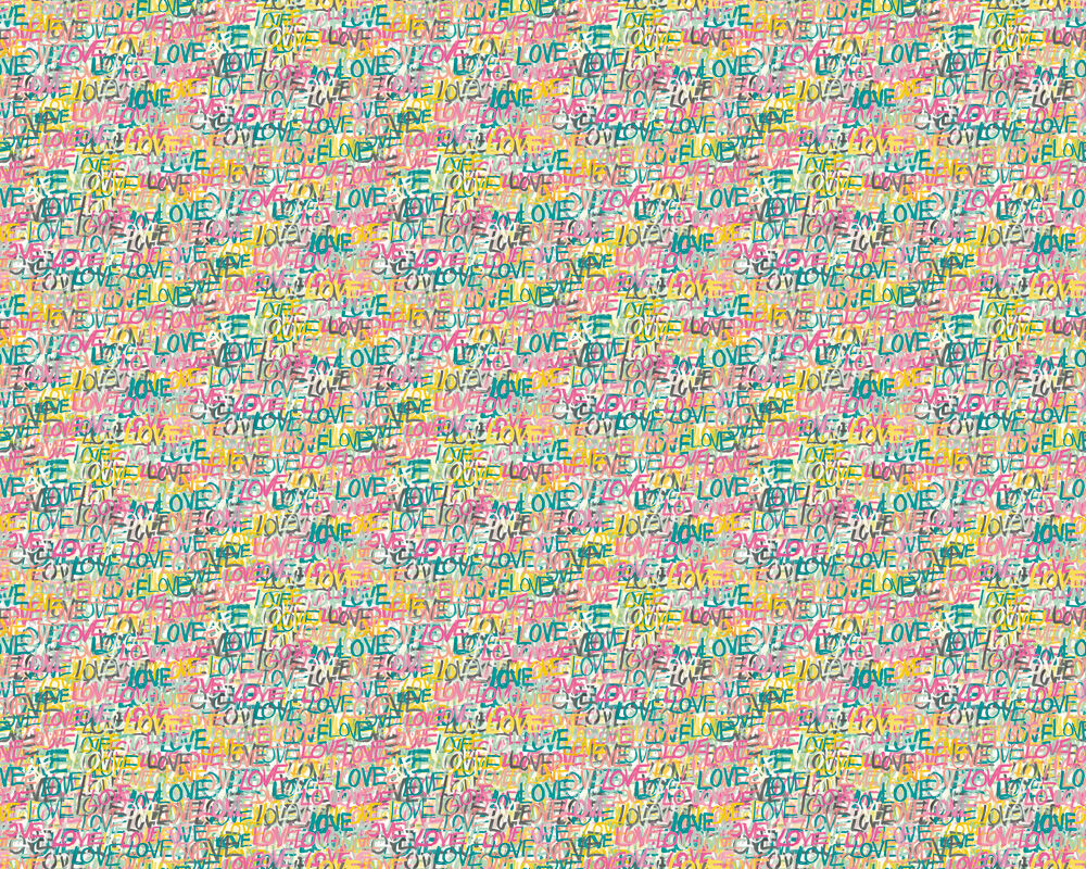 CEP50122W Love Scribble Pastel Pop Wallpaper by Ohpopsi