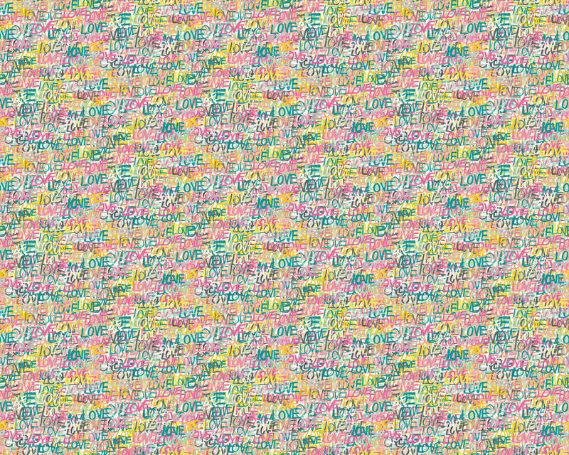 CEP50122W Love Scribble Pastel Pop Wallpaper by Ohpopsi