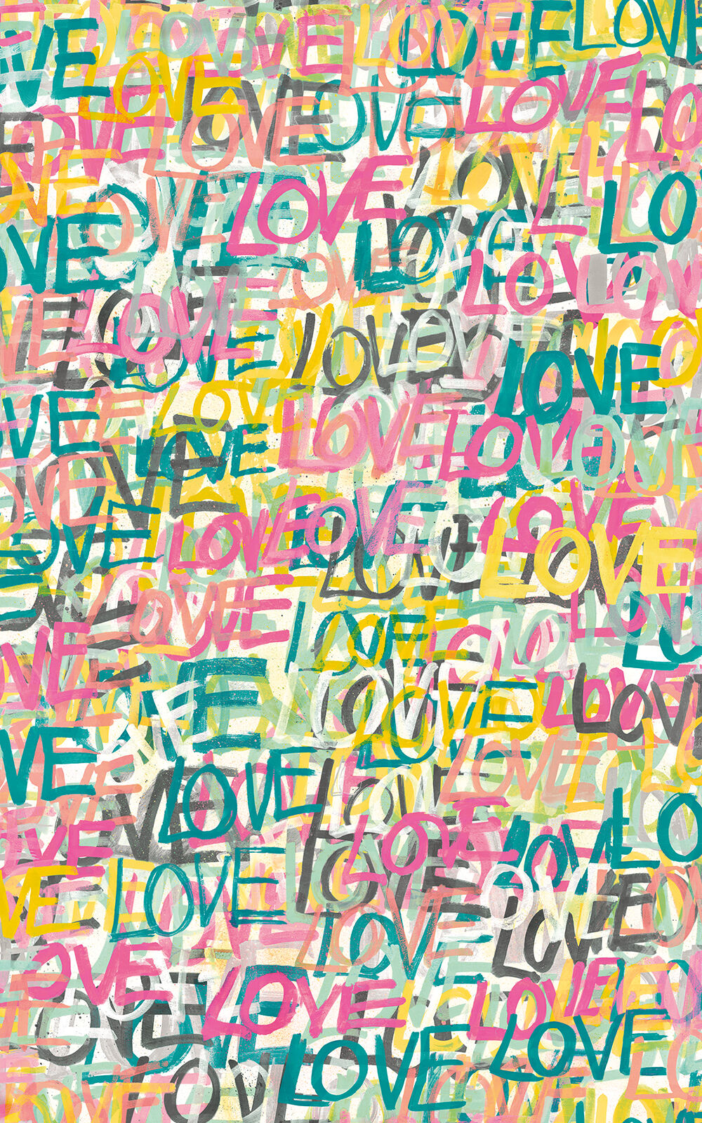 CEP50122W Love Scribble Pastel Pop Wallpaper by Ohpopsi