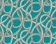 Twisted Geo Turquoise Concept Wallpaper by Ohpopsi