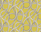 CEP50125W Twisted Geo Chartreuse Wallpaper by Ohpopsi