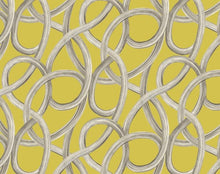 CEP50125W Twisted Geo Chartreuse Wallpaper by Ohpopsi