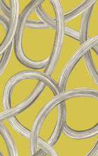 CEP50125W Twisted Geo Chartreuse Wallpaper by Ohpopsi