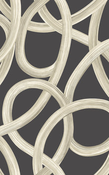 CEP50126W Twisted Geo Raven Wallpaper by Ohpopsi