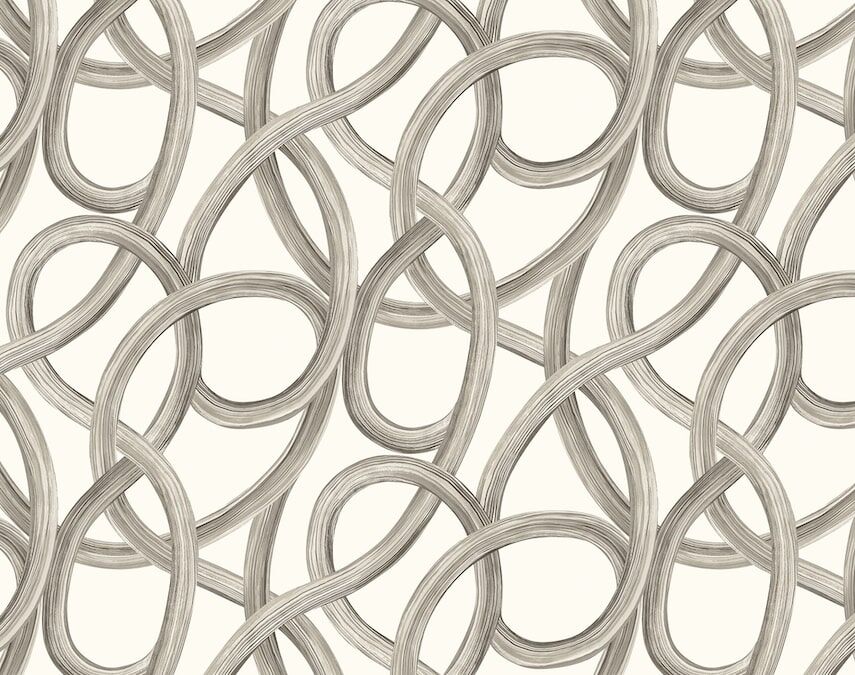 CEP50127W Twisted Geo Concrete Wallpaper by Ohpopsi
