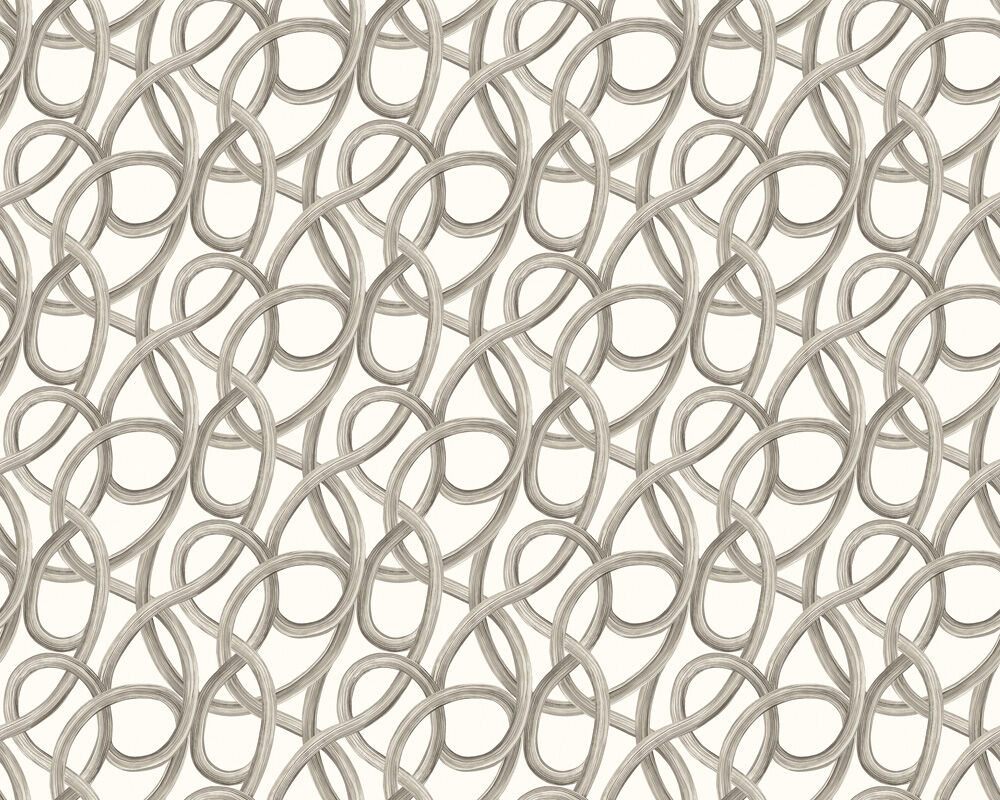 CEP50127W Twisted Geo Concrete Wallpaper by Ohpopsi